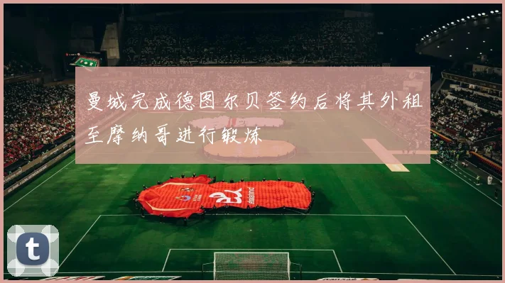 曼城完成德图尔贝签约后将其外租至摩纳哥进行锻炼